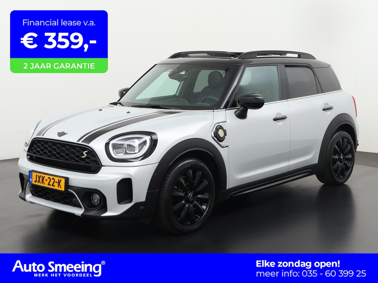 MINI Countryman - Mini Cooper S E ALL4 | Panoramadak | Leder | Head up | Zondag open! - AutoWereld.nl