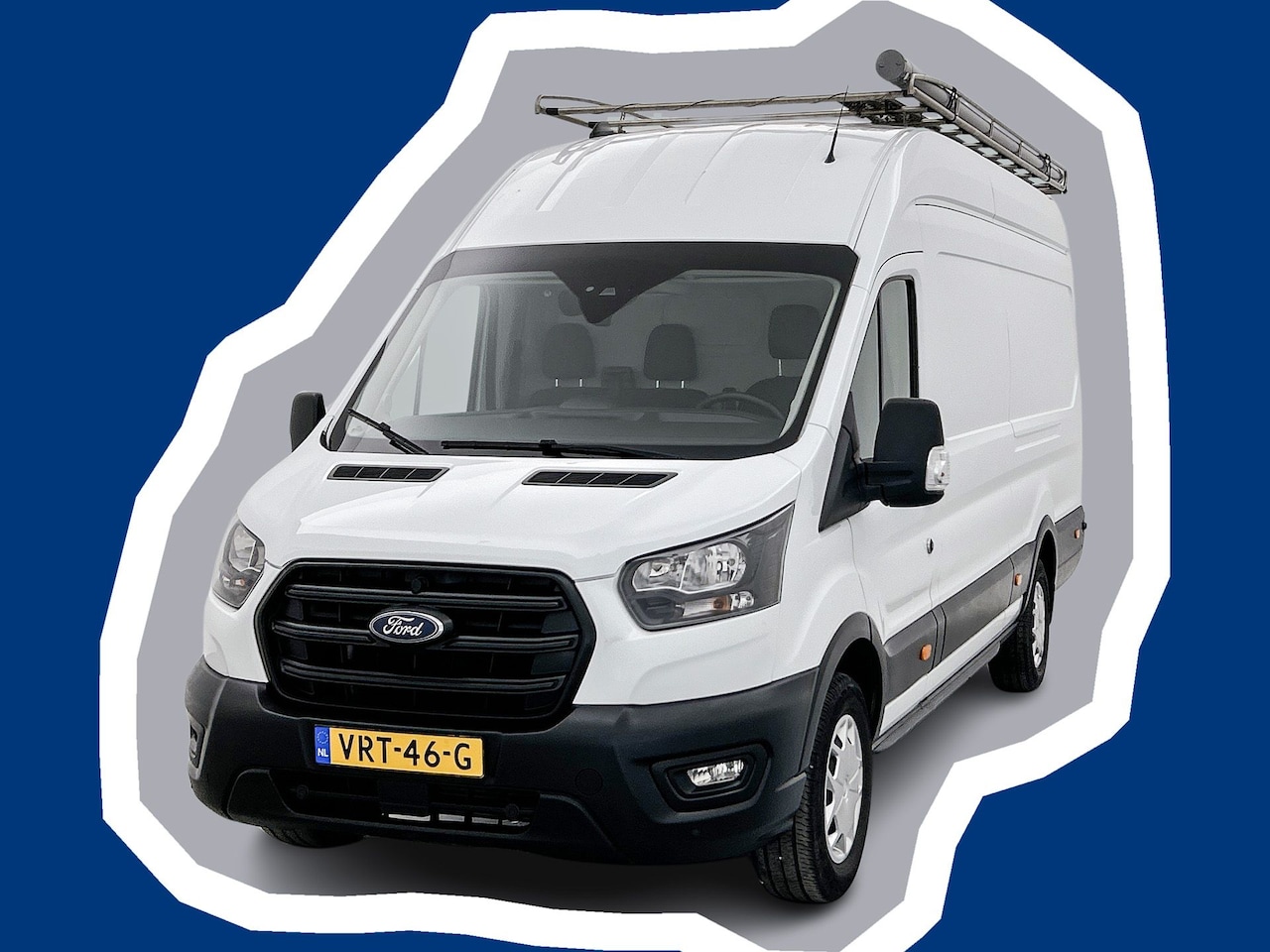 Ford Transit - 350 2.0 TDCI L4H3 Trend RWD Trekhaak Betimmering Cruise Control - AutoWereld.nl