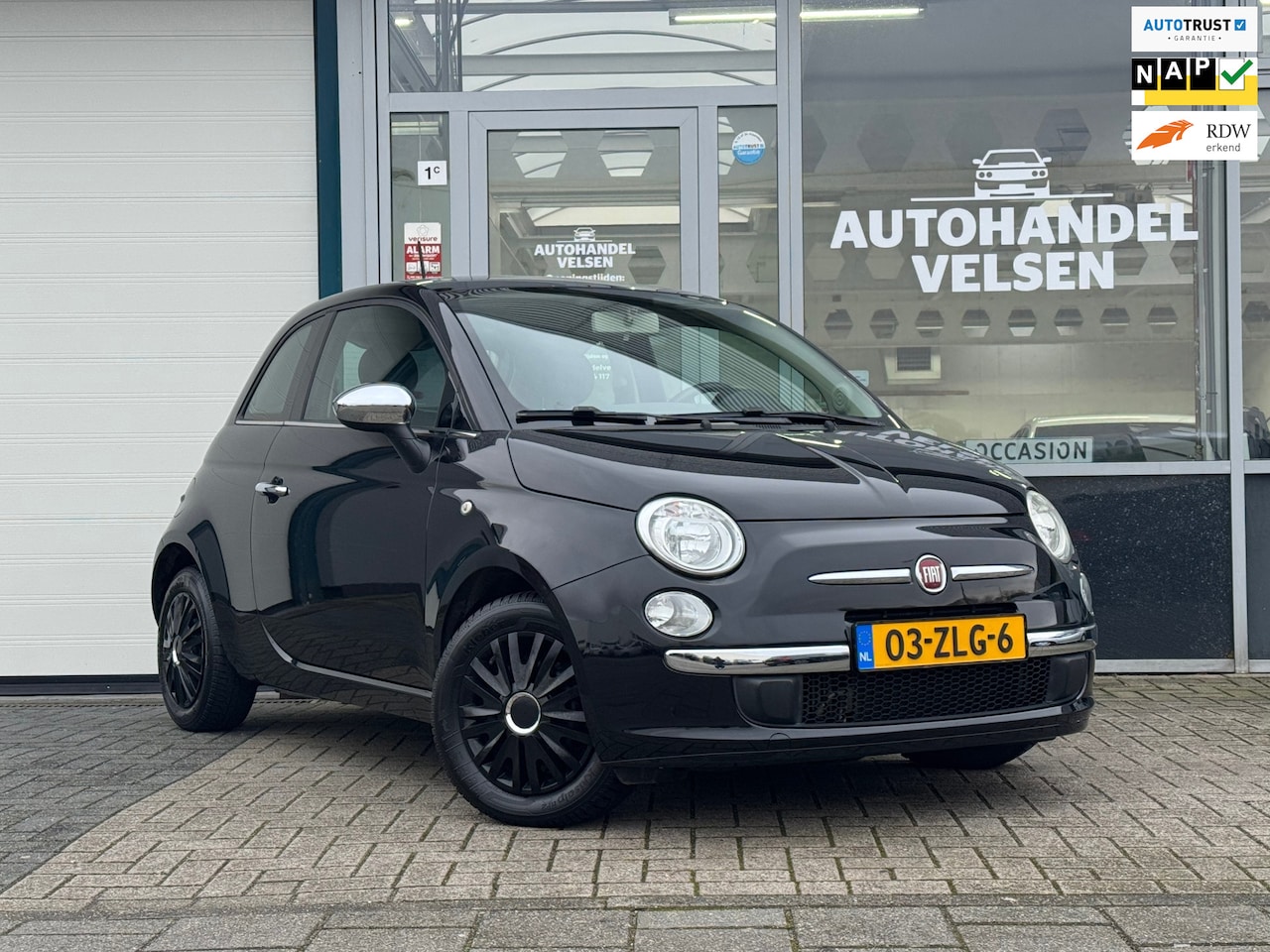 Fiat 500 - 0.9 TwinAir Lounge Pano Airco Apple carplay - AutoWereld.nl