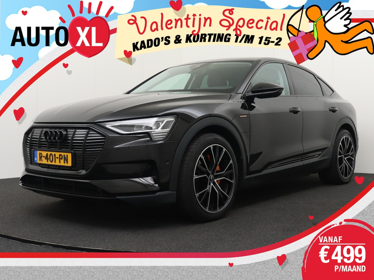 Audi e-tron Sportback - 55 Quattro 95kW Black Line 21'LMV Leder Camera - AutoWereld.nl