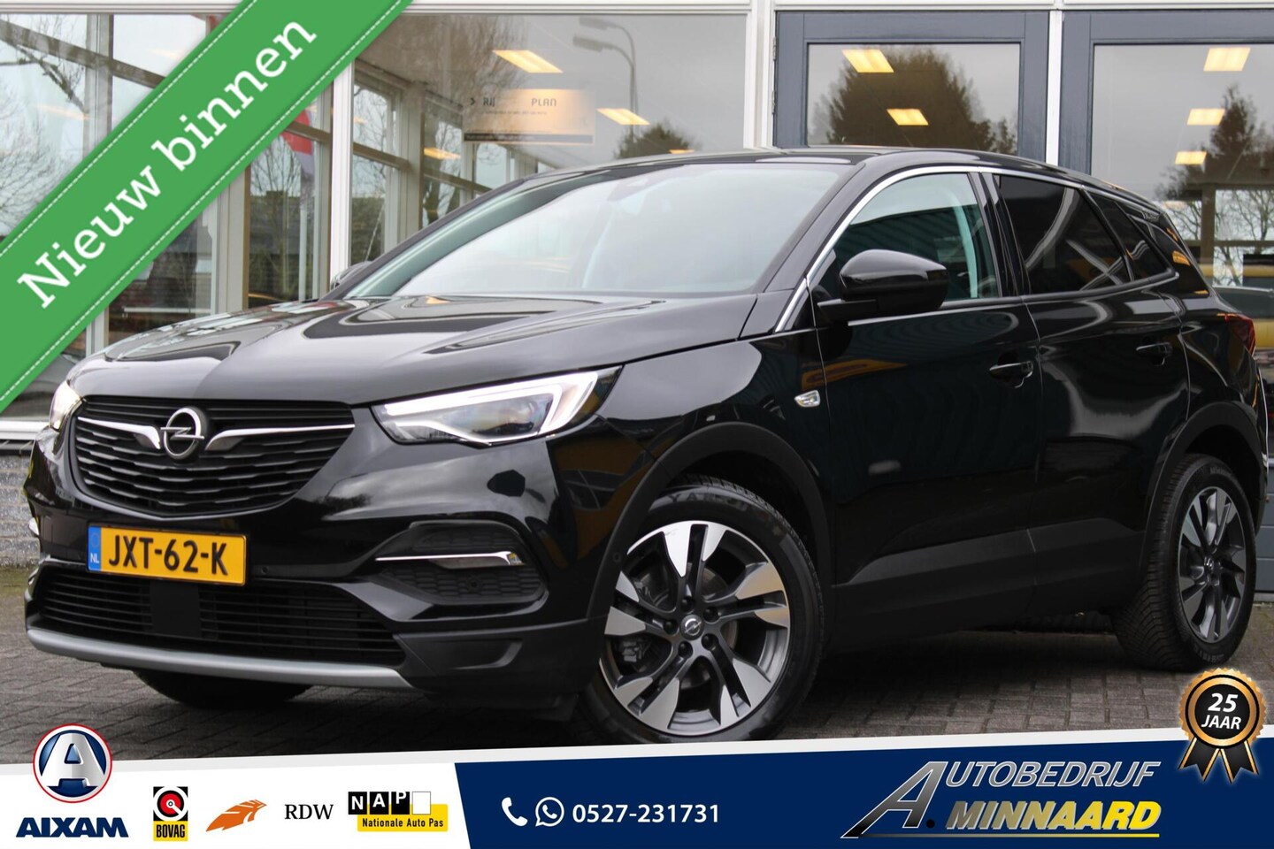 Opel Grandland X - 1.6 Turbo Innovation Automaat, Panorama dak. - AutoWereld.nl