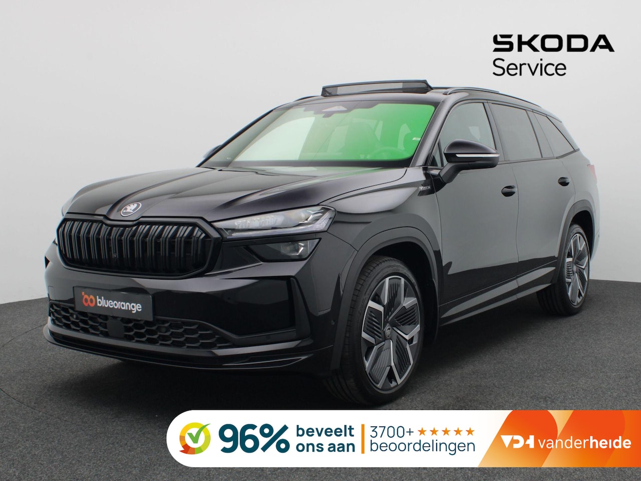 Skoda Kodiaq - 1.5 TSI MHEV Sportline Business 7p 150PK DSG Pano-Schuifdak, Trekhaak, 360gr. Camera, 20" - AutoWereld.nl