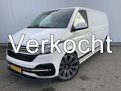 Volkswagen Transporter - 2.0 TDI L2H1 28 Airco Cruise Alu Velg Side Bar Leer Trekhaak 2500 kg Alu Velg Euro 6