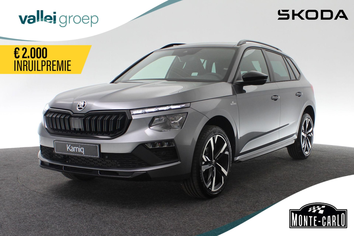 Skoda Kamiq - Monte Carlo 1.0 TSI 85 kW / 115 pk | Panorama dak | 18"velgen | LED Matrix | Adaptive Crui - AutoWereld.nl