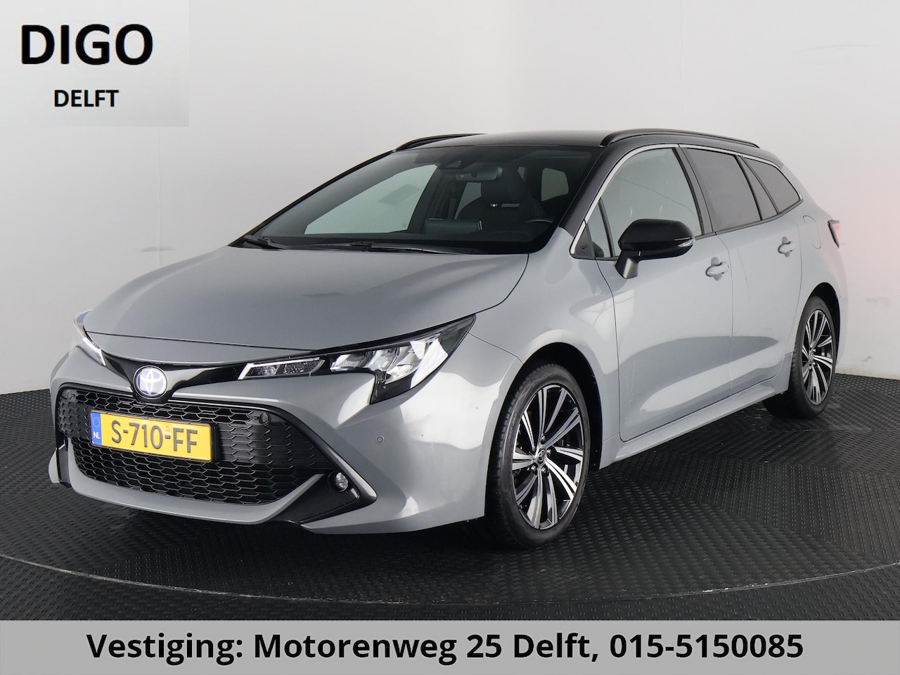 Toyota Corolla Touring Sports - 1.8 HYBRIDE BUSINESS PLUS 1e EIG GARANTIE 2033 BI-TONE. TREKHAAK.HALF LEDER. PARKEERSENSOR - AutoWereld.nl
