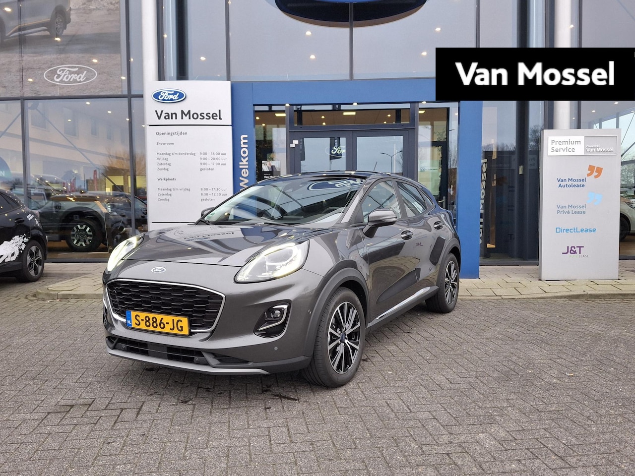 Ford Puma - 1.0 EcoBoost Hybrid Titanium | 125PK | Handgeschakeld | Panoramadak |Trekhaak | Verwarmde - AutoWereld.nl