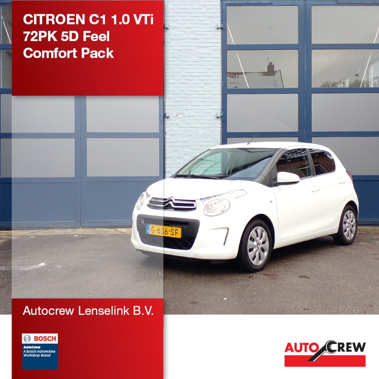 Citroën C1 - 1.0 VTi 72PK 5D Feel Comfort Pack | Origineel NL | - AutoWereld.nl