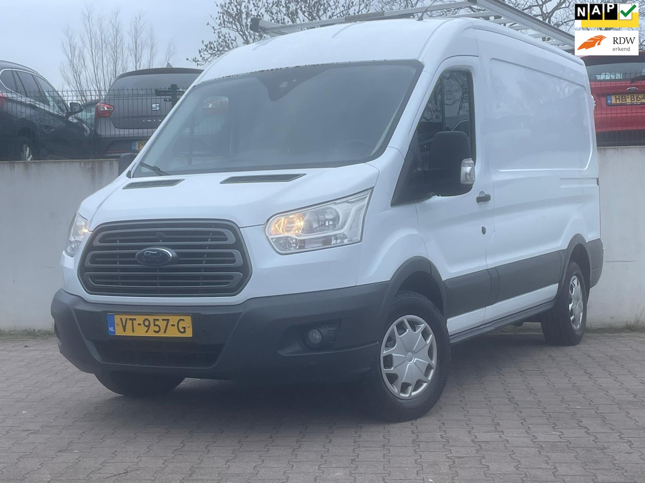 Ford Transit - 350 2.2 TDCI L2H2 Trend/NAVI/AIRCO/3 ZITS/IMPERIAAL/1STE EIGENAAR/APK 03-2027/ - AutoWereld.nl