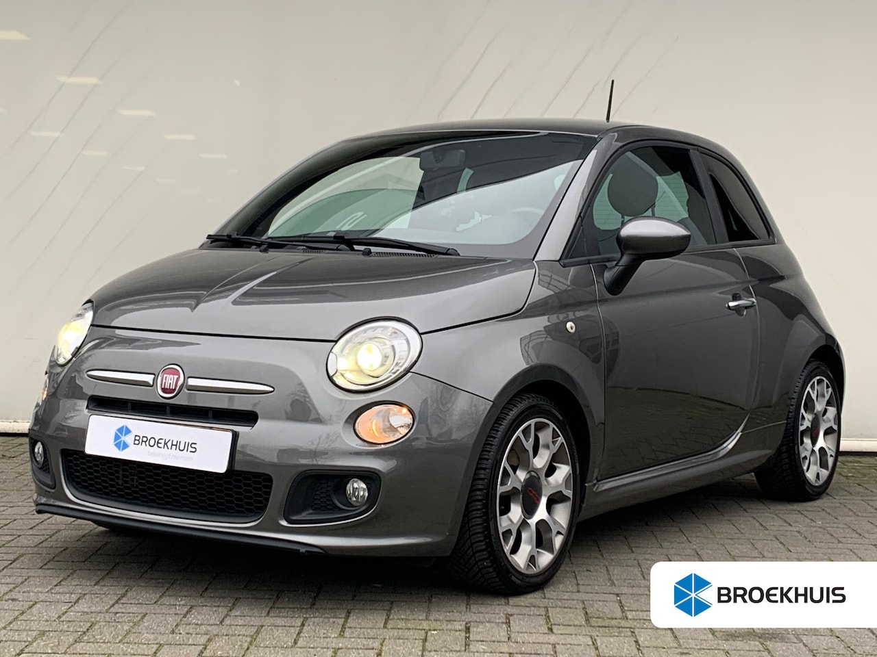Fiat 500 - 0.9 TwinAir Turbo S Airco | Bluetooth | Leder | LMV 16" | - AutoWereld.nl