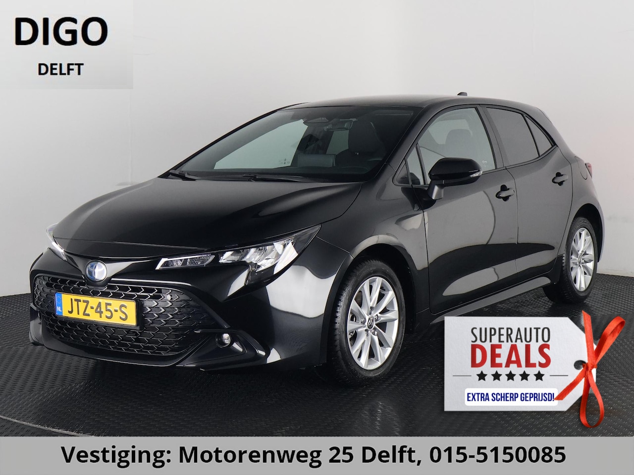 Toyota Corolla - HYBRID 140 BUSINESS BLACK ED. GARANTIE 5-2035* 15.000 KM!!! STOEL -EN STUURVERWARMNG . CAM - AutoWereld.nl
