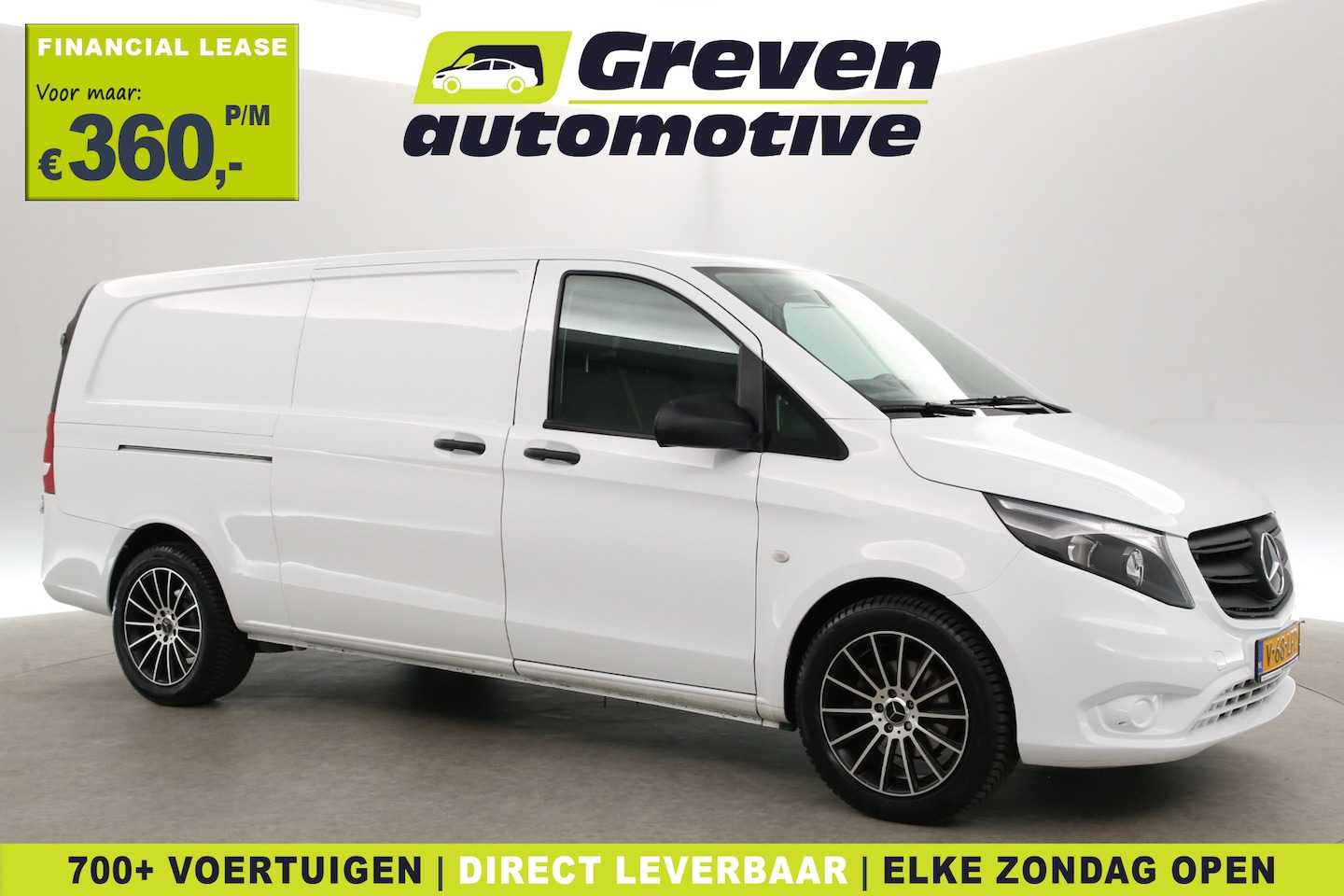 Mercedes-Benz Vito - 114 CDI Extra Lang | Incl. 18'' LMV | Aut. | 3-Zits | Airco | Camera | 2xSchuifdeur | Stoe - AutoWereld.nl