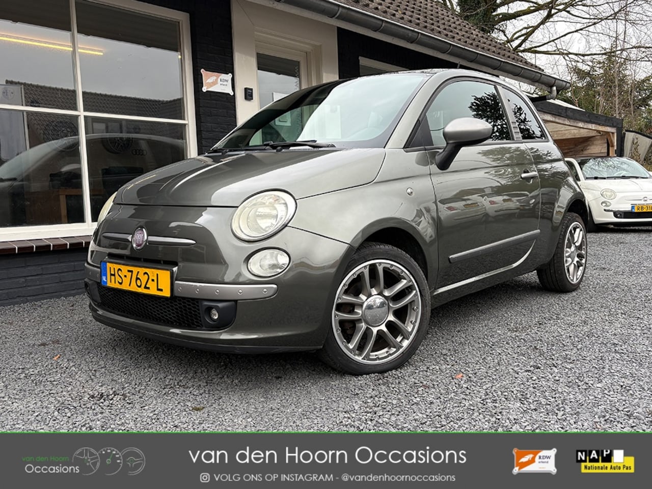 Fiat 500 - 1.4 ByDiesel AIRCO | NW APK | NAP | PANODAK | EL RAMEN - AutoWereld.nl