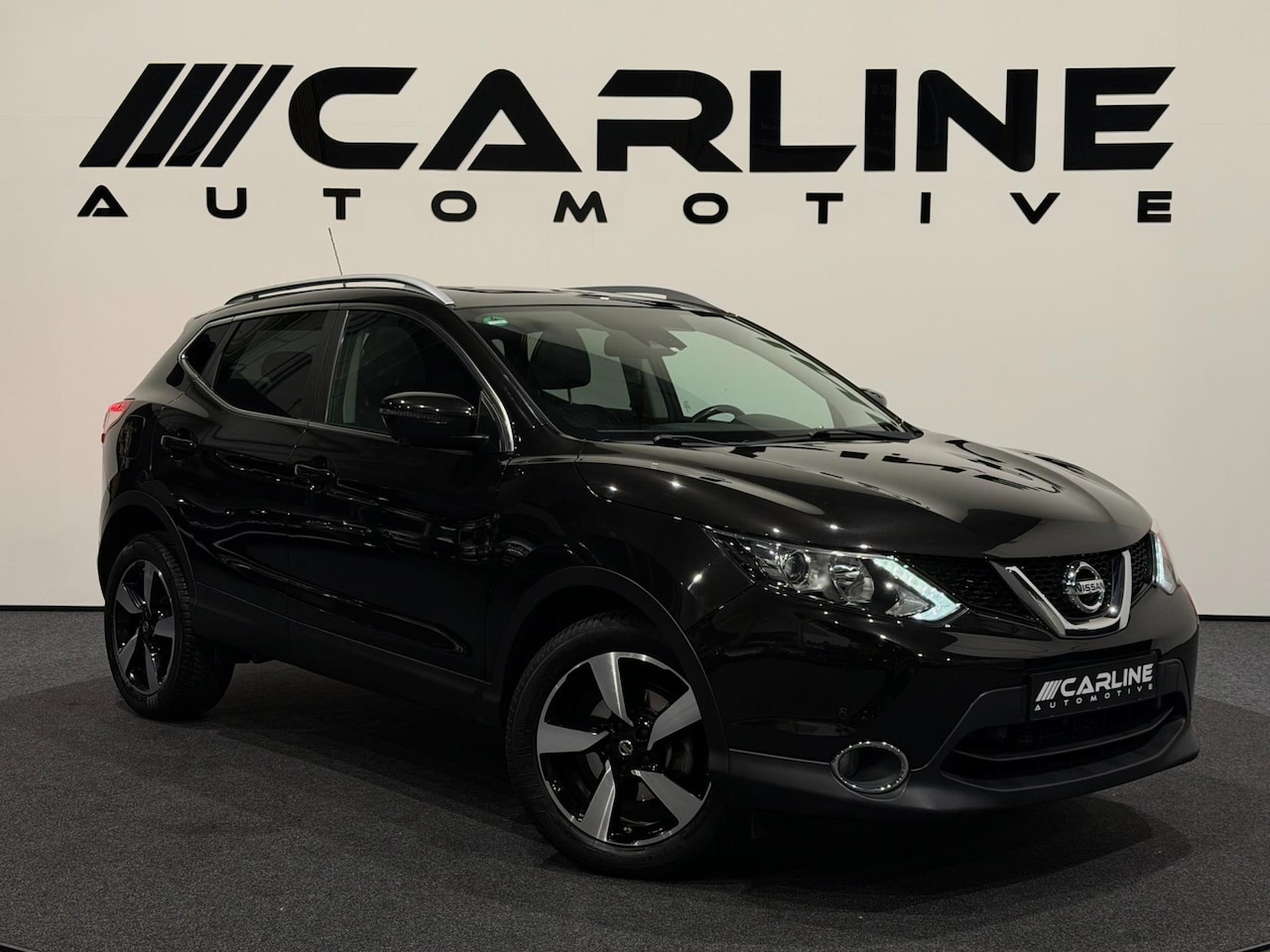 Nissan Qashqai - 1.2 Tekna AUTOMAAT PANO 360 CAMERA KEYLESS ASSIST NAVI STOELVERW. NAP GARANTIE APK - AutoWereld.nl