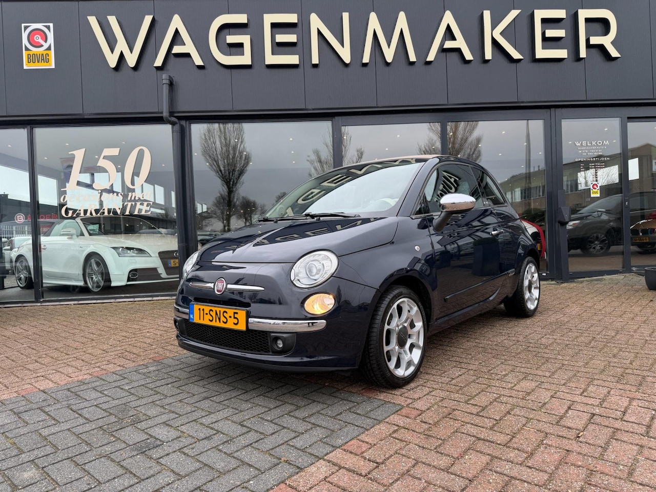 Fiat 500 C - 0.9 TwinAir Lounge AUT|Clima|Leder|Garantie! - AutoWereld.nl