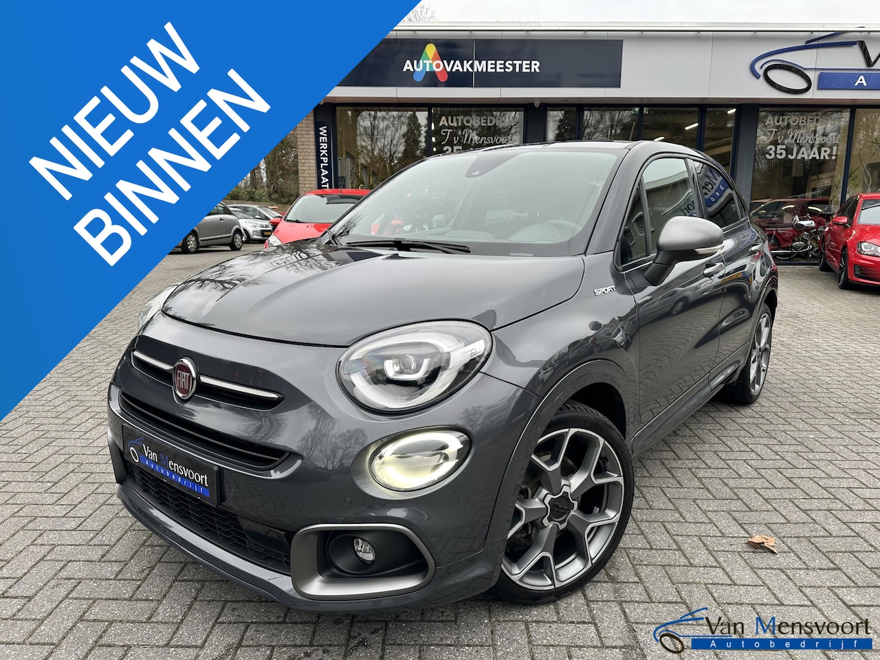 Fiat 500 X - 1.3 GSE FireFly Turbo 150PK Automaat Sport 1eEig|ACC|Navi|Rijstrook|Camera|DAB|CarPlay - AutoWereld.nl