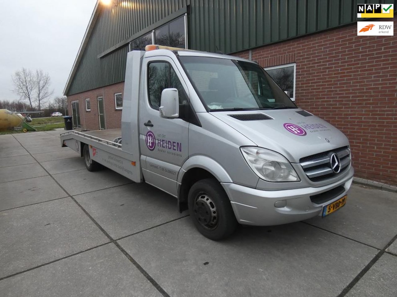 Mercedes-Benz Sprinter - 518 3.0 CDI 432*oprijwagen*tijhof-bak - AutoWereld.nl