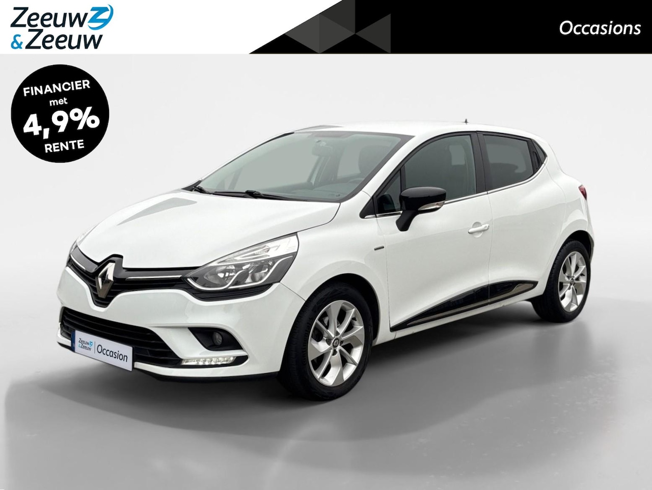 Renault Clio - 1.2 - 120PK TCe Limited | 1e eigenaar | Airco | Parkeersensoren | Navi | Cruise Control | - AutoWereld.nl