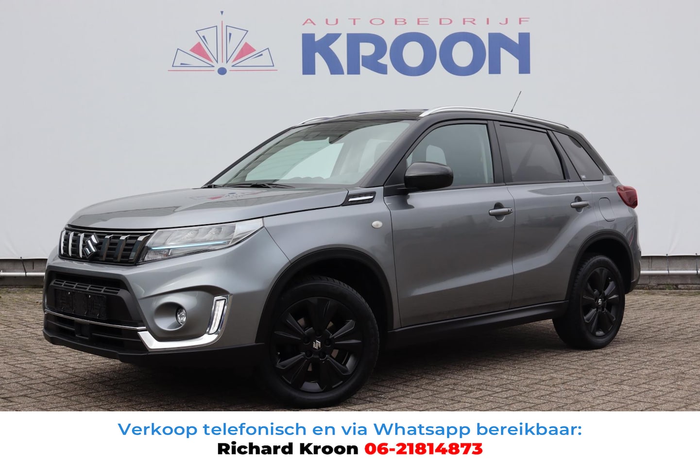 Suzuki Vitara - 1.5 Hybrid Gray en Black edition I Automaat I Navigatie I All Seasonbanden - AutoWereld.nl