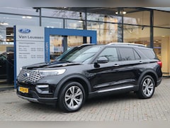Ford Explorer - 3.0 V6 PHEV PLATINUM 457PK AUTOMAAT 7-PERS TREKHAAK AD-CRUISE LEDER STOELKOELING/VERWARMIN