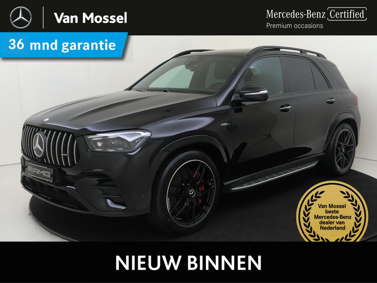 Mercedes-Benz GLE-Klasse - AMG 53 Hybrid 4MATIC+ Premium Plus /Massage /Memory /Burmester /HUD /Rijassistentiepakket - AutoWereld.nl