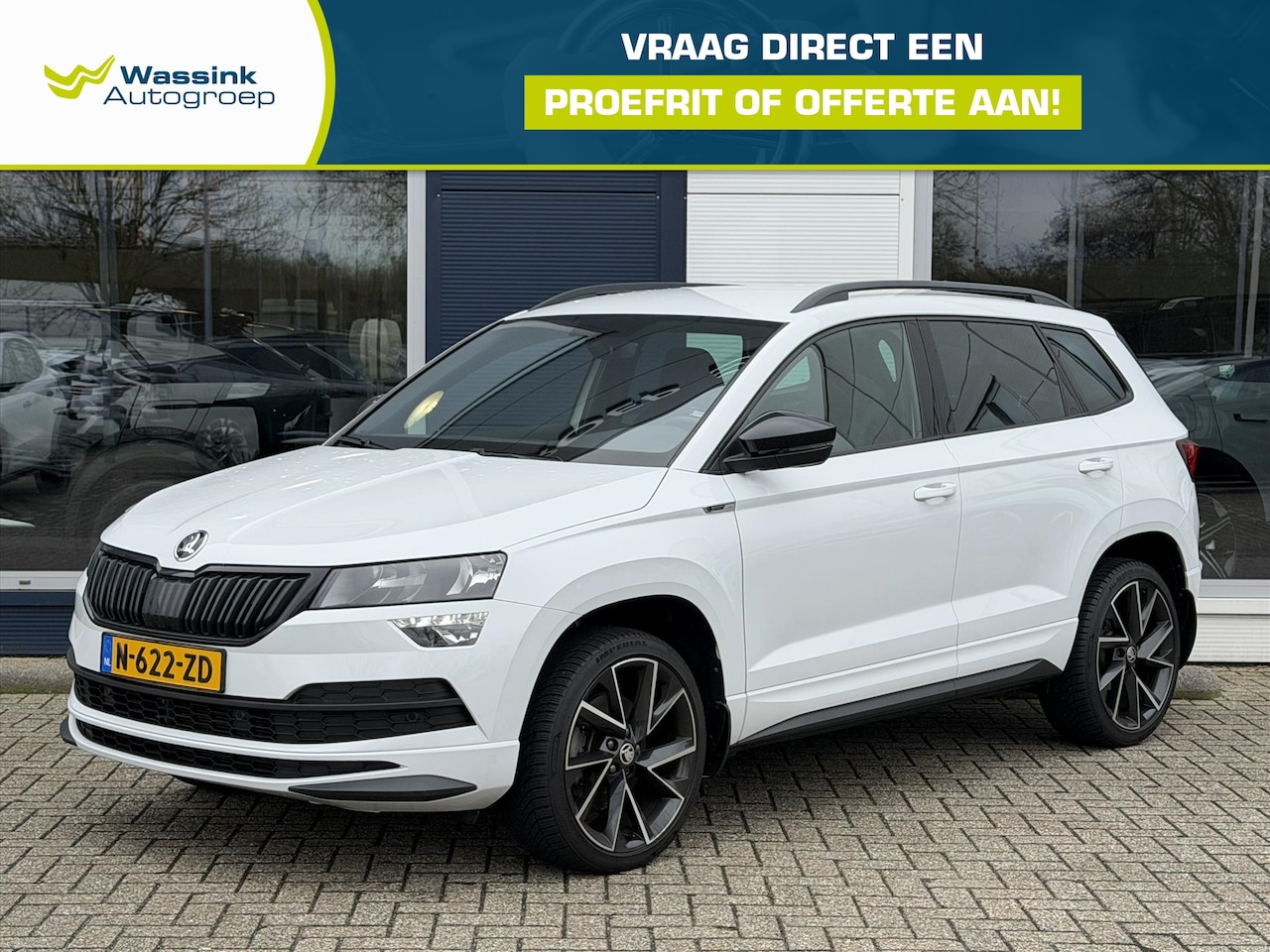 Skoda Karoq - 1.5 TSI 150 pk DSG Sportline Business | WINTERSALE| Stoelverwarming | Cruise Control | - AutoWereld.nl