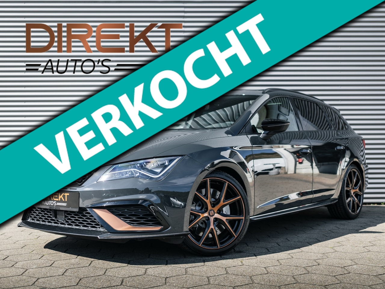 SEAT Leon ST - 2.0 TSI 4DRIVE CUPRA R BLACKNESS GREY CARBON - AutoWereld.nl