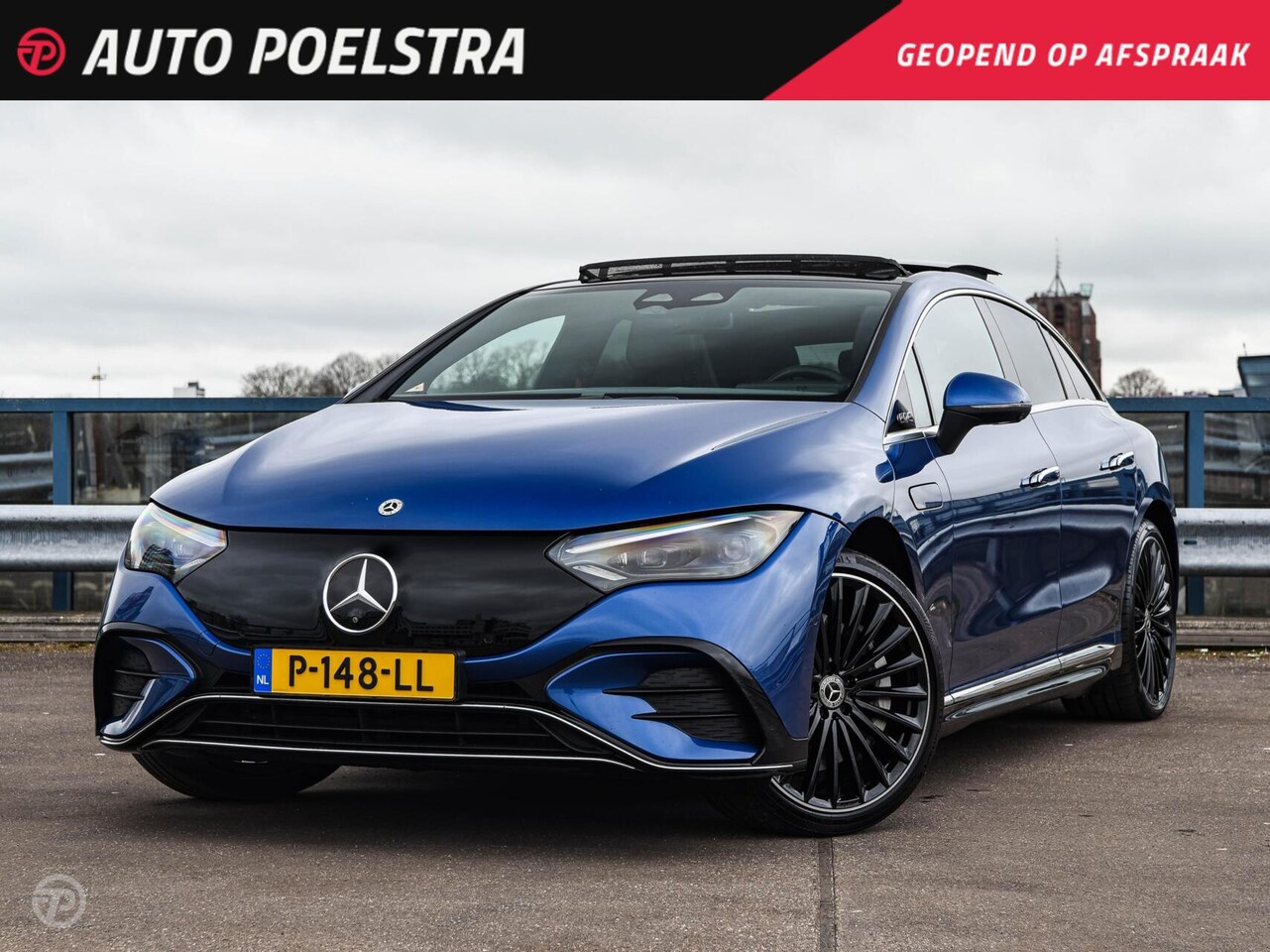 Mercedes-Benz EQE - 350+ Launch Edition AMG Line 91 kWh Panoramadak Luchtvering Burmester - AutoWereld.nl