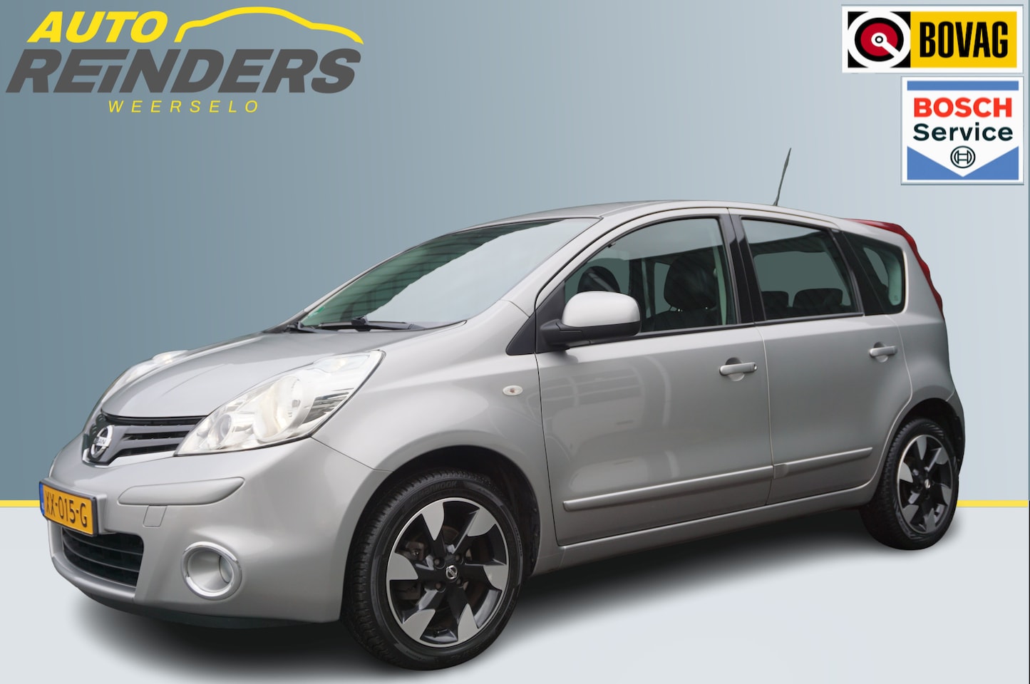 Nissan Note - 1.6i Life Automaat + Airco/ Trekhaak/ All season/ PDC/ Cruise/ Garantie/ Nieuwe APK! - AutoWereld.nl