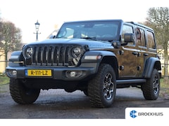 Jeep Wrangler Unlimited - 4xe 380 Rubicon | TREKHAAK | VOOR + ACHTERCAMERA | DEALER OH | BTW AUTO | GEEN GRIJS KENTE