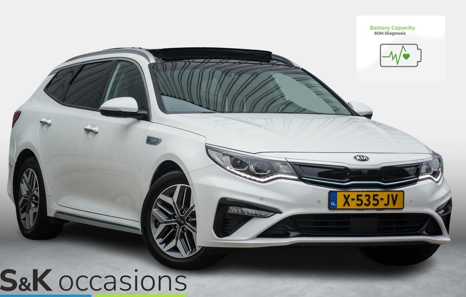 Kia Optima Sportswagon - 2.0 GDI PHEV HalfLeder PANODAK Keyless LED Stoelverwarming - AutoWereld.nl