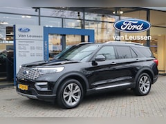 Ford Explorer - 3.0 V6 PHEV PLATINUM 457PK AUTOMAAT 7-PERS TREKHAAK AD-CRUISE LEDER STOELKOELING/VERWARMIN