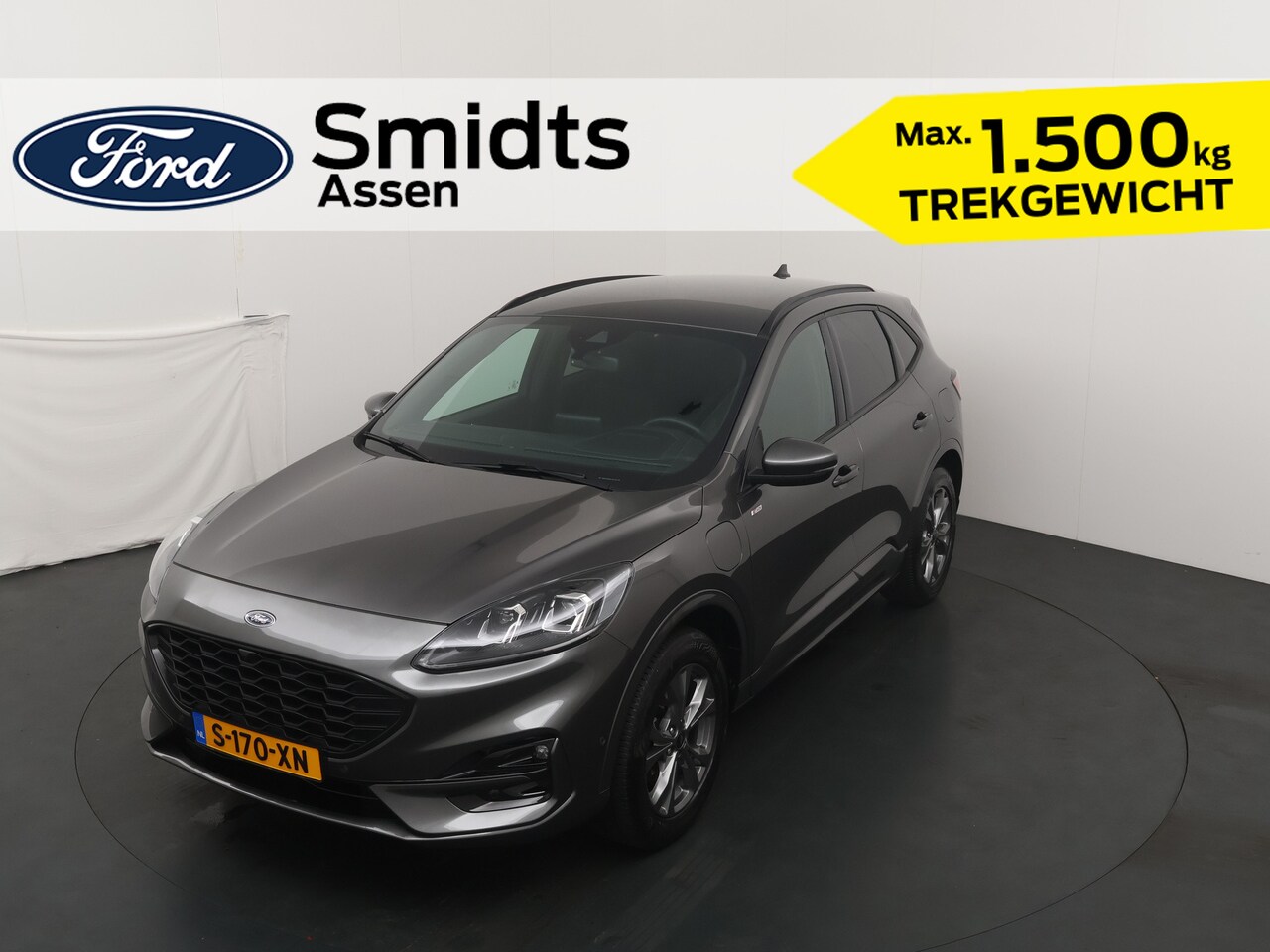 Ford Kuga - 2.5 PHEV 225 pk ST-Line X | Trekhaak | Winter Pack | Adapt. cruise | El. a. klep | 1e eig - AutoWereld.nl