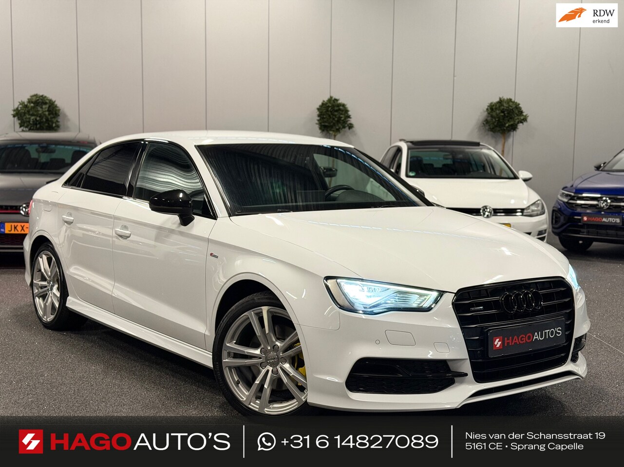 Audi A3 Limousine - 1.8 TFSI quattro 3x S-Line S-Tronic 180-PK/NAVI/LED/CRUISE/HALF-LEDER/KEYLESS/DCC/PDC - AutoWereld.nl
