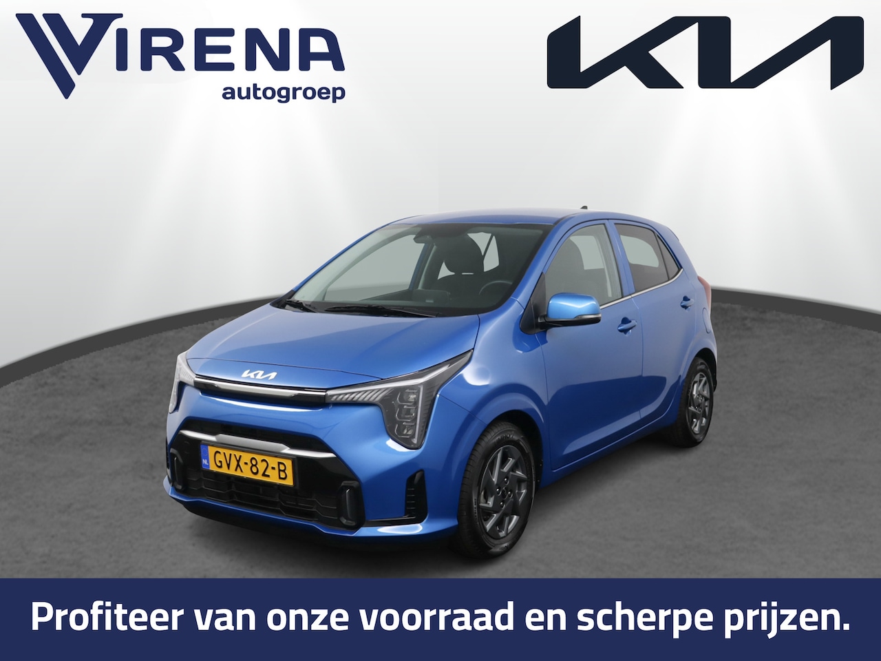 Kia Picanto - 1.0 DPI DynamicPlusLine Airco - Apple Carplay/ Android Auto - Fabrieksgarantie tot 12-2031 - AutoWereld.nl
