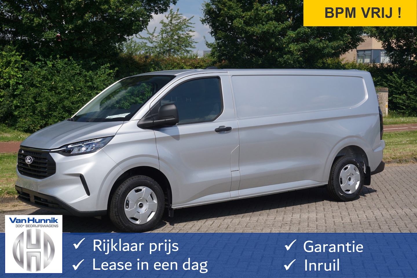 Ford Transit Custom - 300L 136PK Trend BPM VRIJ!! 13" Sync Apple CP/Android A, Cam, LED!! NR. J430* - AutoWereld.nl
