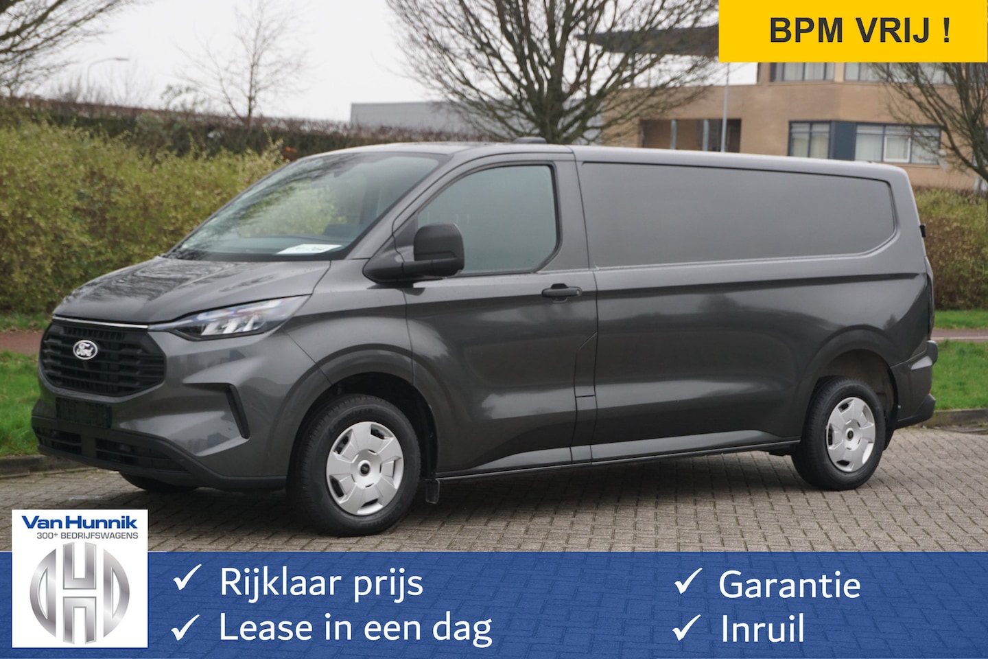 Ford Transit Custom - 300L 136PK Trend BPM VRIJ!! 13" Sync Navi, Adap. Cruise, Cam, LED, Trekhaak!! NR. 264 - AutoWereld.nl