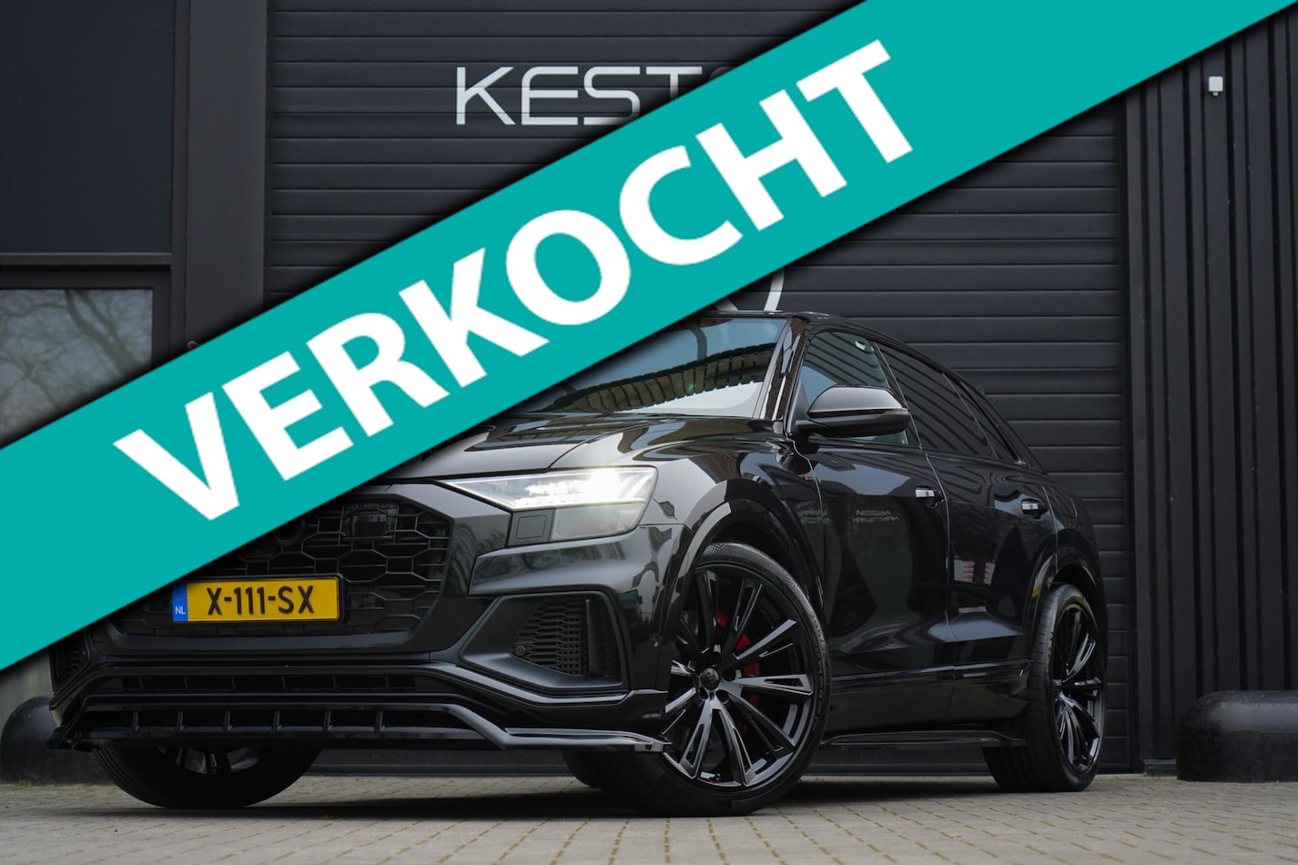 Audi Q8 - 60 TFSI e quattro Pro Line S Competition MATRIX/23"/B&O/VERW STOEL STUUR/OPTIC BLACK/AMBIE - AutoWereld.nl