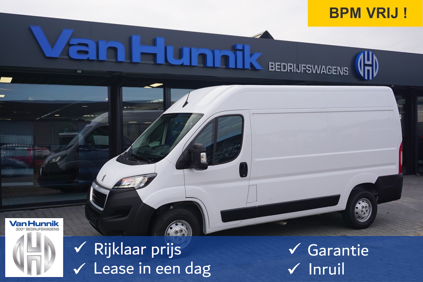 Peugeot Boxer - 35 2.2 140PK L2H2 BPM VRIJ!! Apple CP / Android A, Airco, Cam, 270° Deur!! NR. J417* - AutoWereld.nl