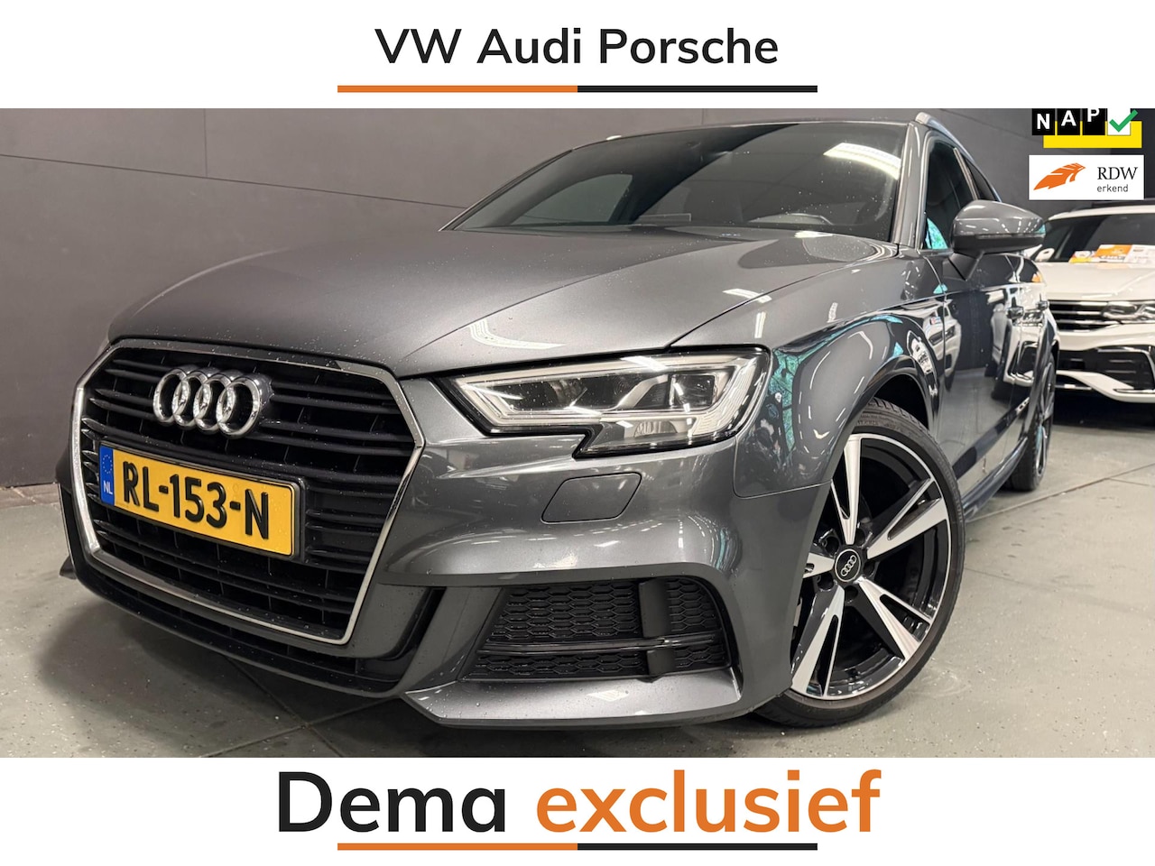 Audi A3 Sportback - 1.5 TFSI Sport S Line Edition NAVI/CAM/ECC/PDC/CRUISE/LED/// - AutoWereld.nl