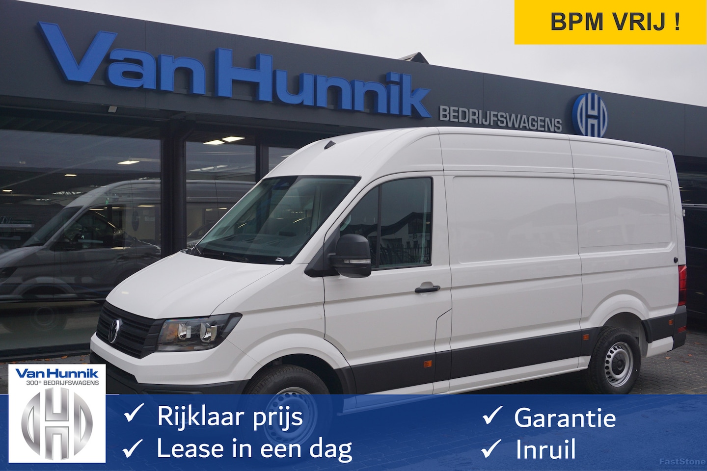 Volkswagen Crafter - 35 140PK L3H3 Facelift BPM VRIJ 10" Scherm Apple CP/Android A, 270° deuren!! NR. J02* - AutoWereld.nl