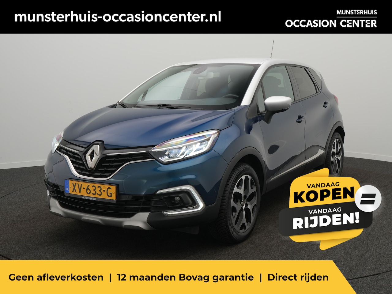 Renault Captur - TCe 90 Intens - RIJKLAARPRIJS - All Seasonbanden - Achteruitrijcamera - Cruise Control - AutoWereld.nl