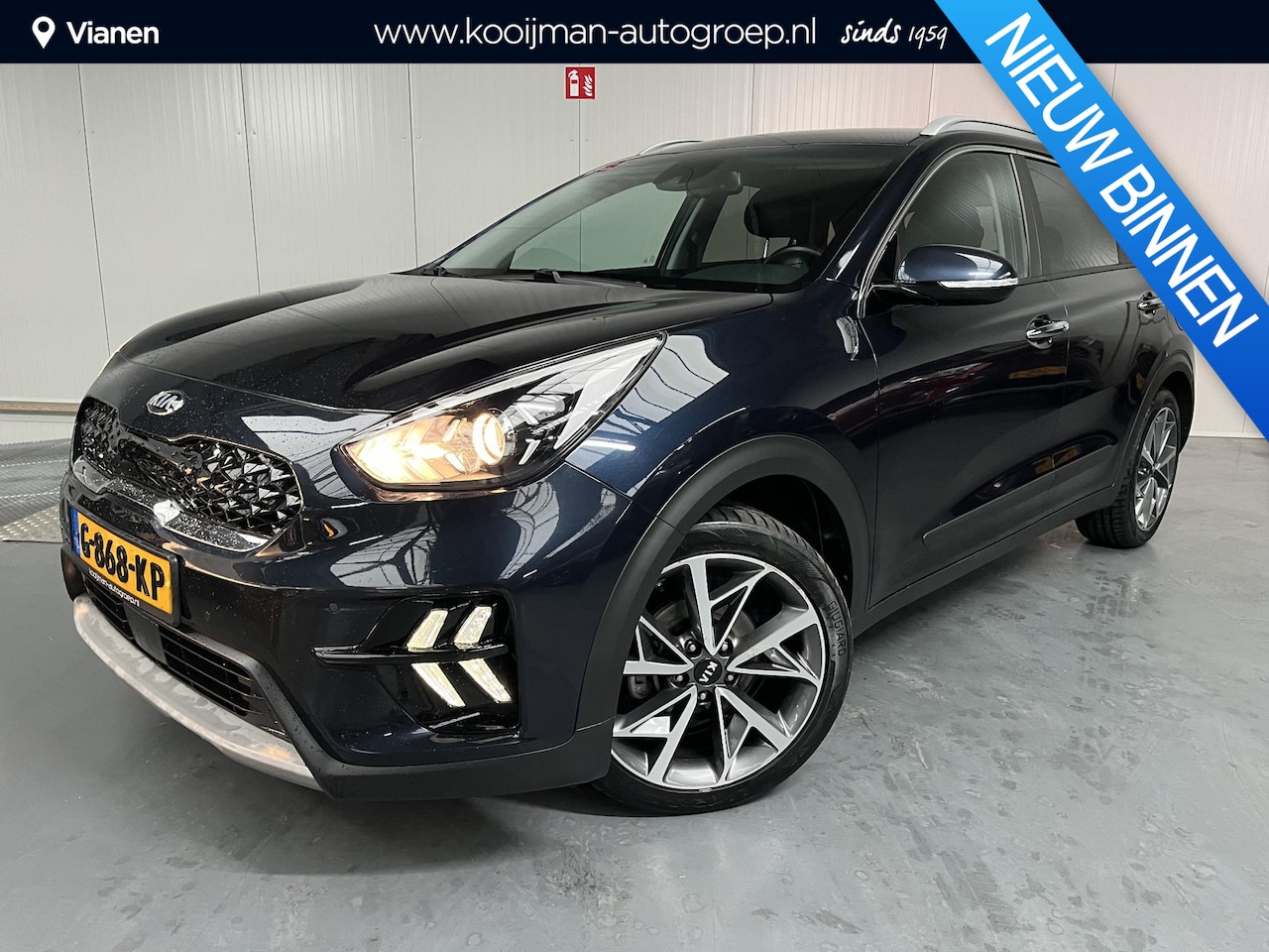 Kia Niro - 1.6 GDi Hybrid DynamicPlusLine met Trekhaak, Stoel en Stuurverwarming, Keyless Entry, Dode - AutoWereld.nl