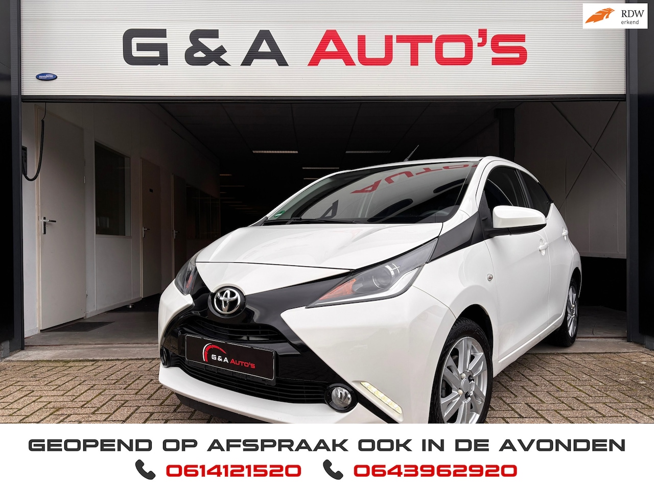 Toyota Aygo - 1.0 VVT-i x-clusiv / Airco / Camera / Cruise CTRL / LED / LMV / NEW APK - AutoWereld.nl
