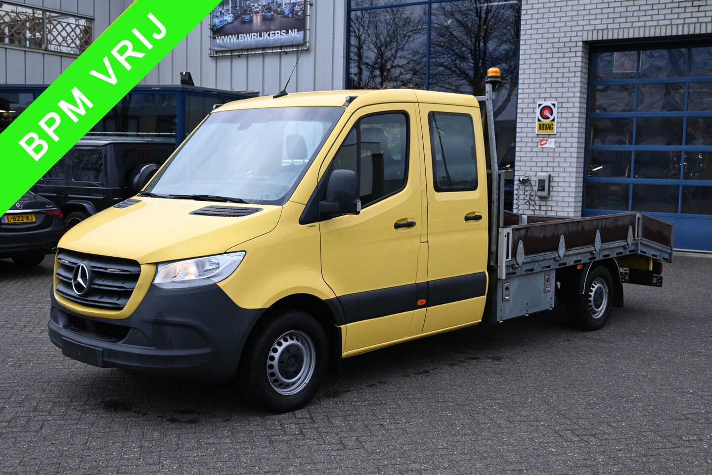 Mercedes-Benz Sprinter - 316 CDI L3 Dubbele cabine Open laadbak 3500 kg Trekhaak, Standkachel, MBUX - AutoWereld.nl