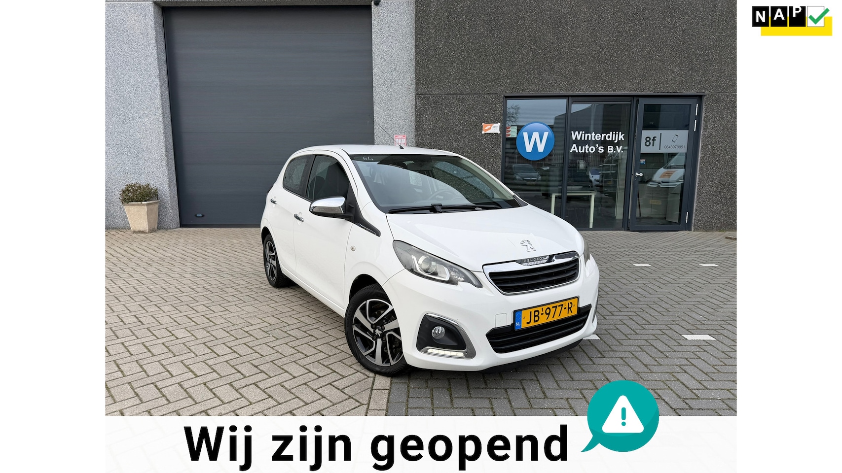 Peugeot 108 - 1.0 e-VTi Allure Clima|Cruise|Goed Onderhouden - AutoWereld.nl