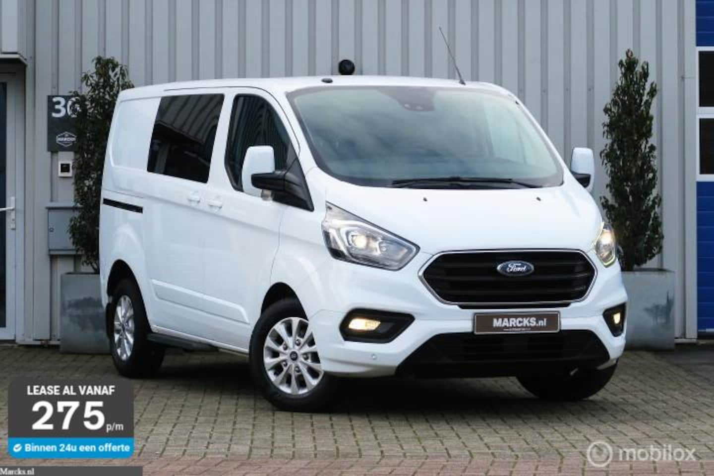 Ford Transit Custom - 2.0 TDCI L1 EURO6 Dubbel Cabine Automaat - AutoWereld.nl