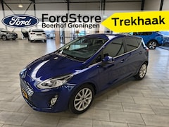 Ford Fiesta - EcoBoost 100 pk Titanium | Trekhaak | Camera | Adapt. cruise | B&O | 4 seiz. banden | 100%