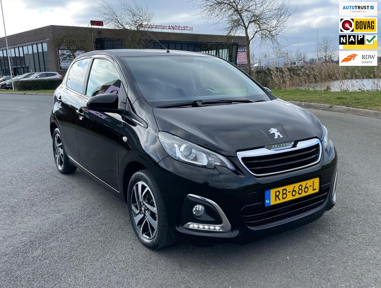 Peugeot 108 - 1.0 e-VTi Allure 1.0 e-VTi Allure, 5drs, Aut, Airco, Camera, Elektr ramen, Bluetooth, Lmv, 1e eig afk, Geen - AutoWereld.nl