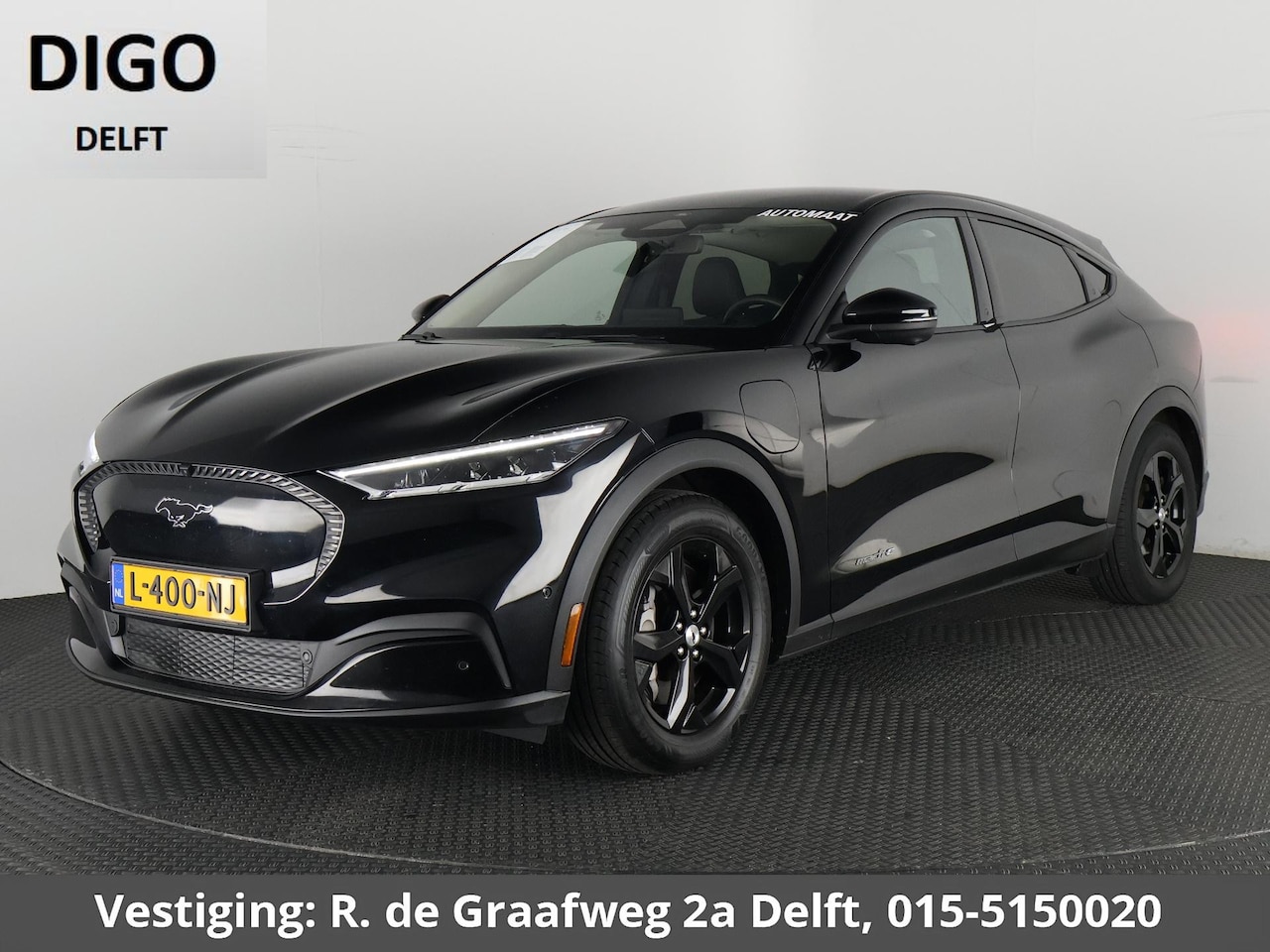 Ford Mustang Mach-E - Black Edition RWD 75 kWh | SOH 93% | Bang&Olufsen Audio | 360° camera | Stuur-/Stoelverwar - AutoWereld.nl