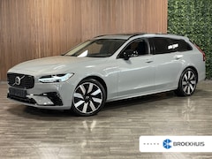 Volvo V90 - T8 AWD Recharge Ultra Ultimate Dark | Schuifdak | Trekhaak | 455pk | Head-Up Display | Har